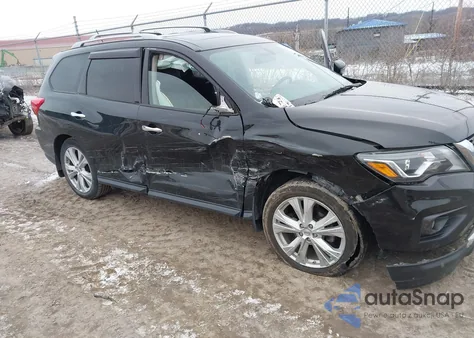2018 Nissan Pathfinder Sl z USA, uszkodzony, nr VIN 5N1DR2MM8JC608389